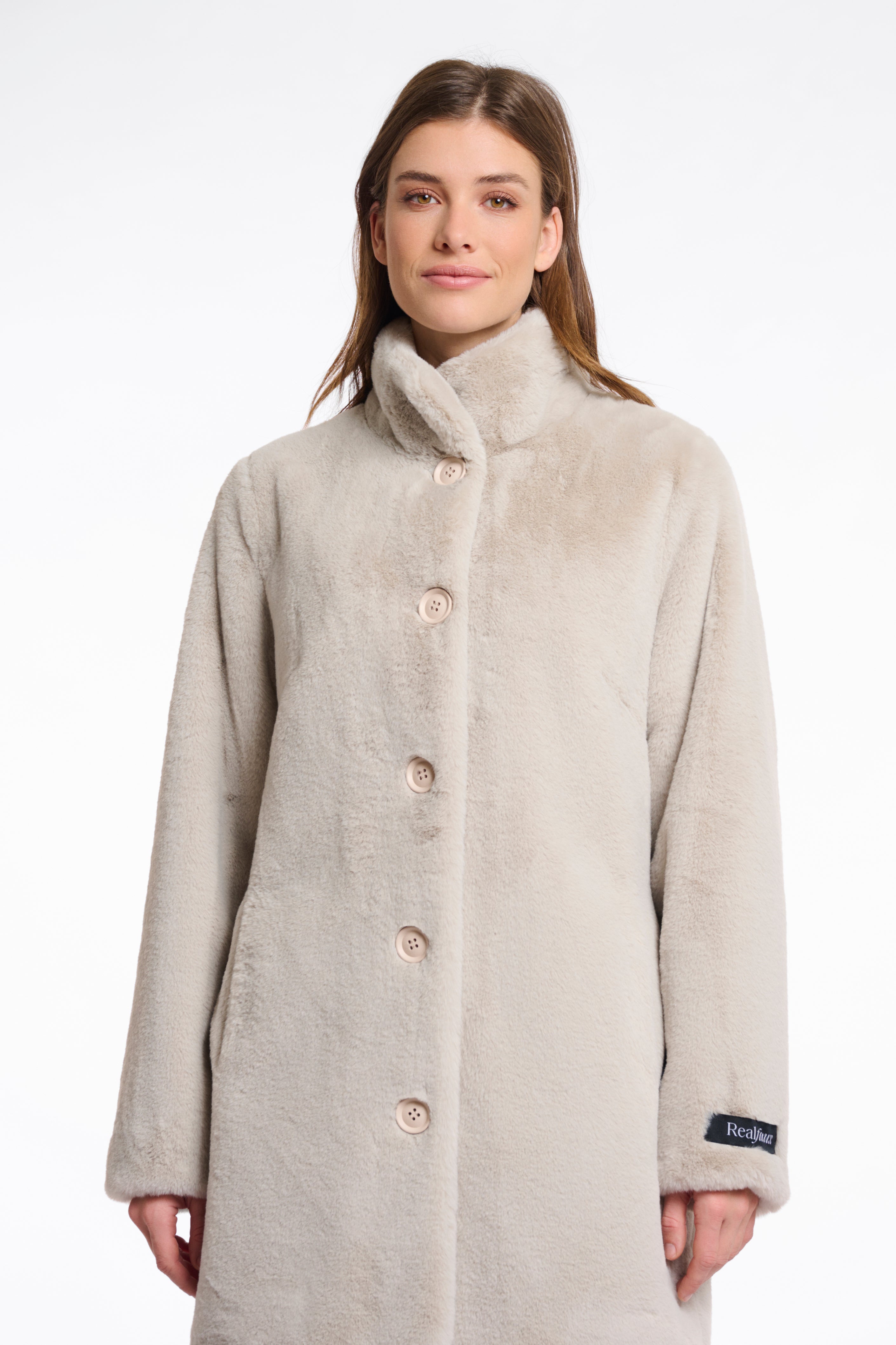 Mantel Kunstpelz von Rino&Pelle in Birch Artikel RP6286