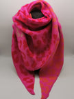 Dreieckstuch Leo Pink/ Rot Art. 6497