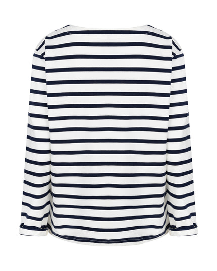 Red Button Sweatshirt Weiß/Blau gestreift Art. RB6811