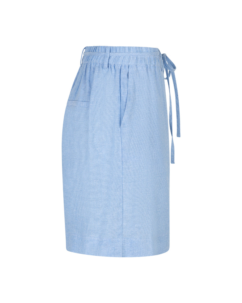 Shorts Leinen in Hellblau