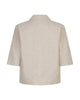 Kurzer Blazer Leinen in Beige