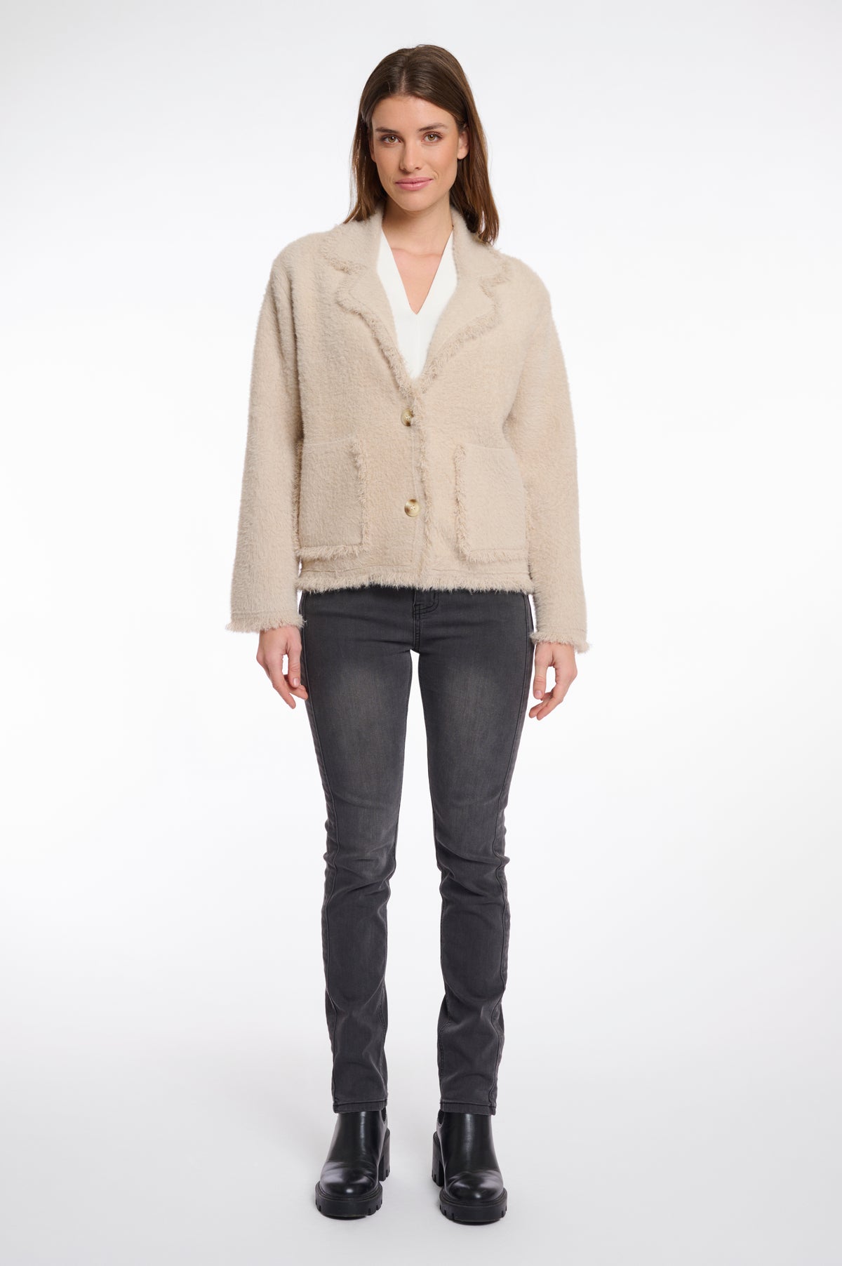 Jacke Sena von Rino&Pelle in Stone