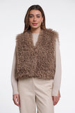Weste Sensy von Rino&Pelle in Mocha Latte