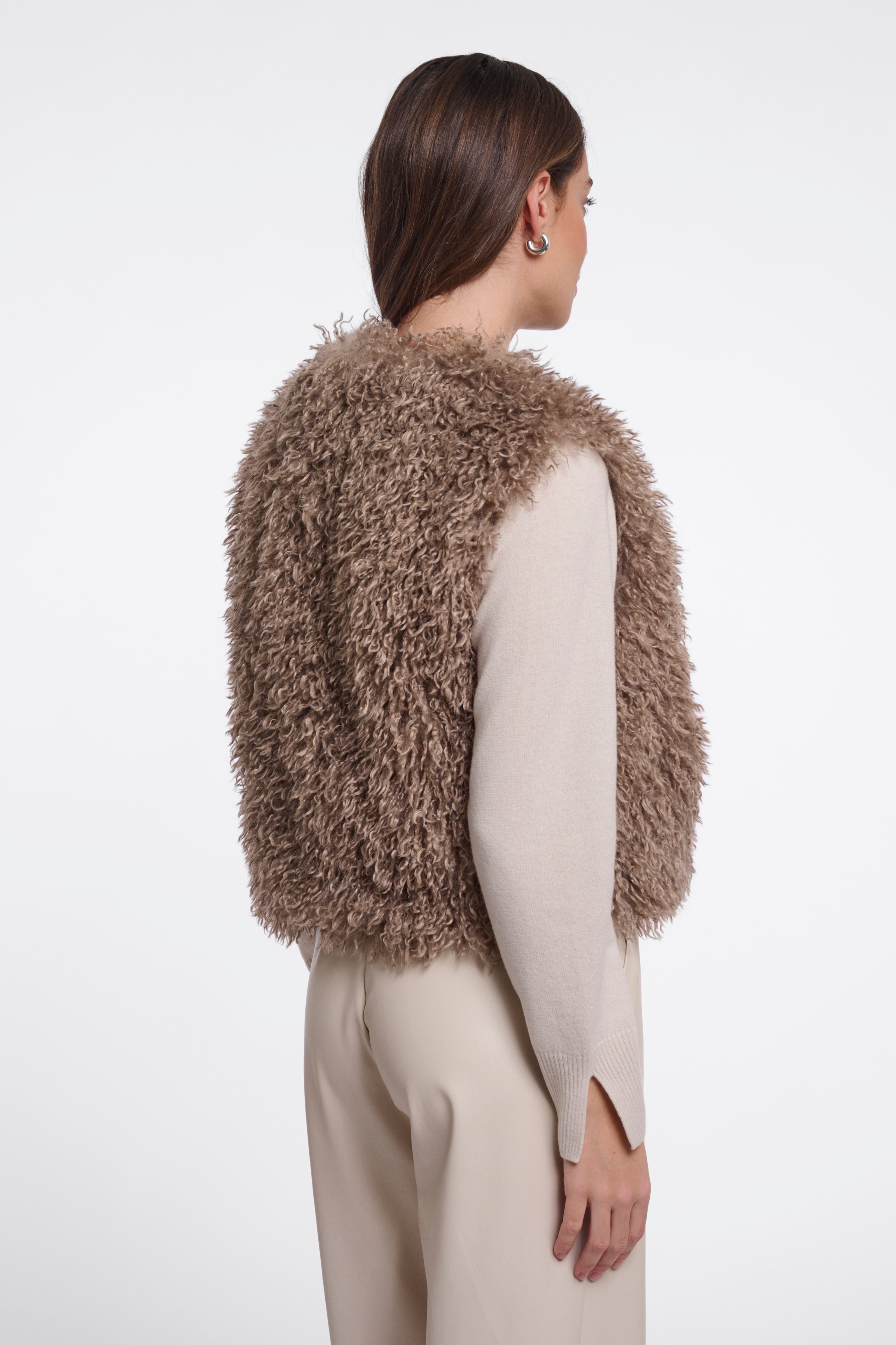 Weste Sensy von Rino&Pelle in Mocha Latte