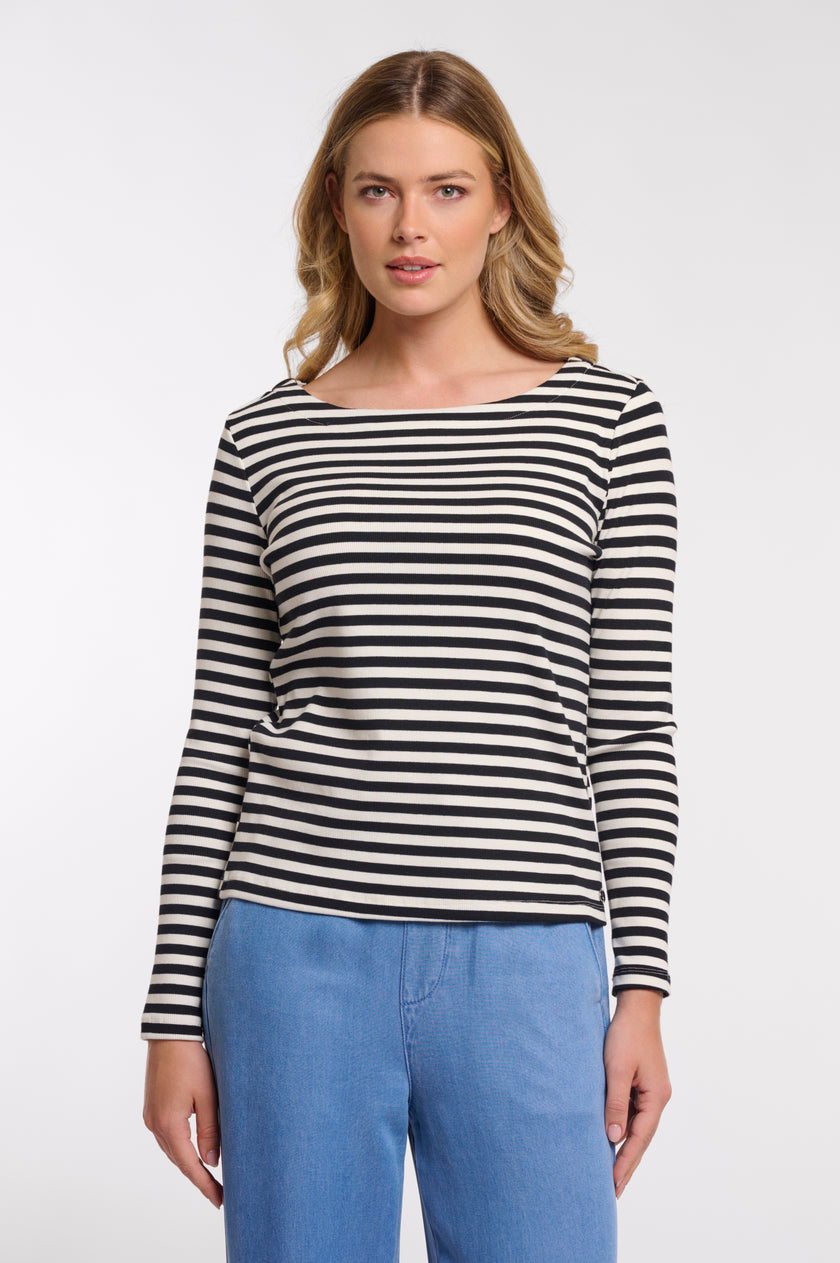 Langarmshirt Sienna gestreift von Rino&Pelle