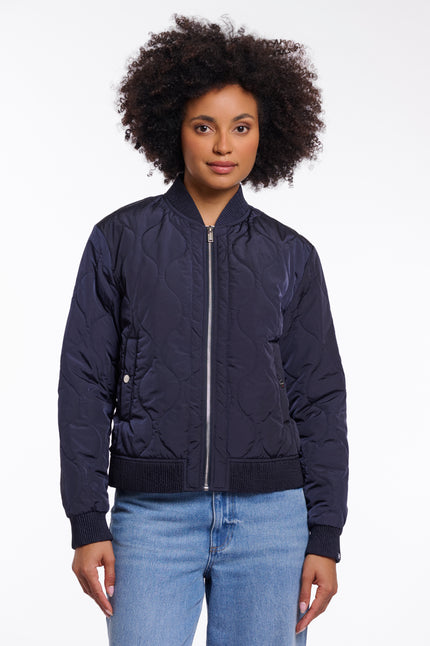 Bomber Jacke Utah in Navy von Rino&Pelle