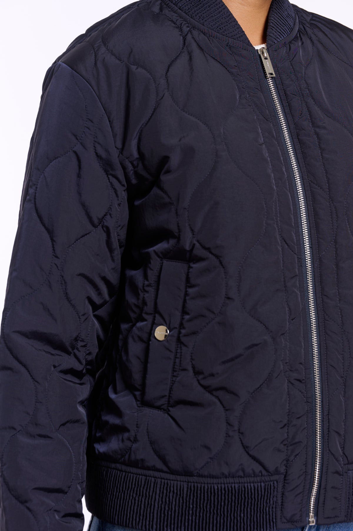 Bomber Jacke Utah in Navy von Rino&Pelle