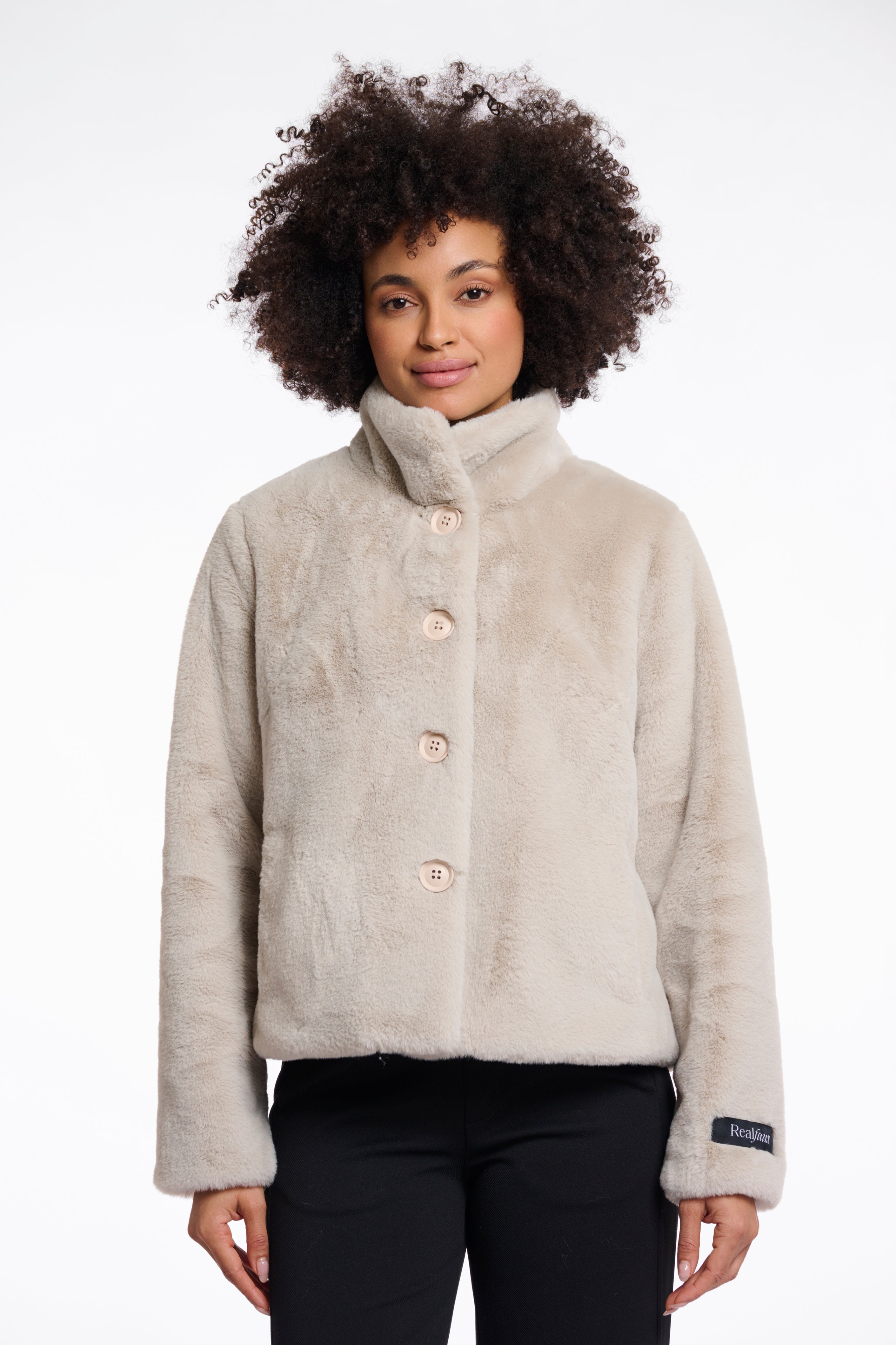 Jacke Fake Fur von Rino&Pelle in Birch Artikel RP6283