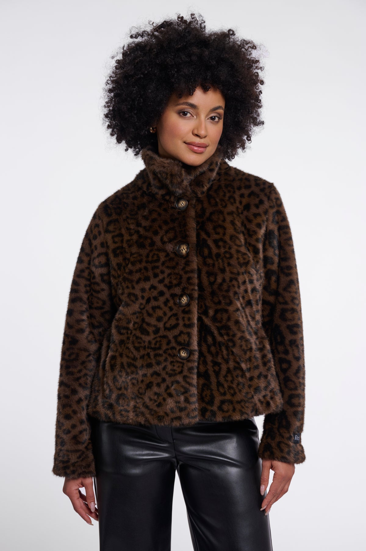 Jacke Vie von Rino&Pelle in Brown Leopard