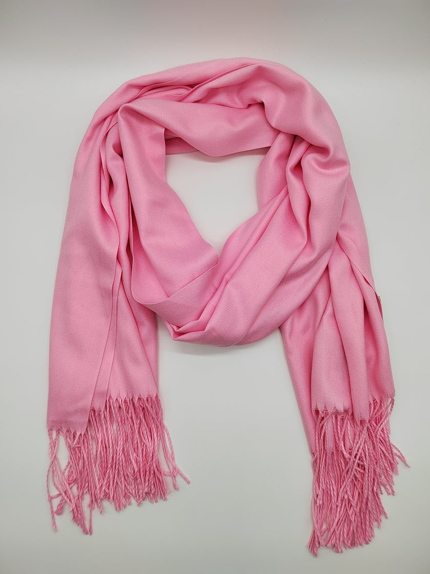 Schal Uni mit Fransen in versch. Farben Artikel 3894