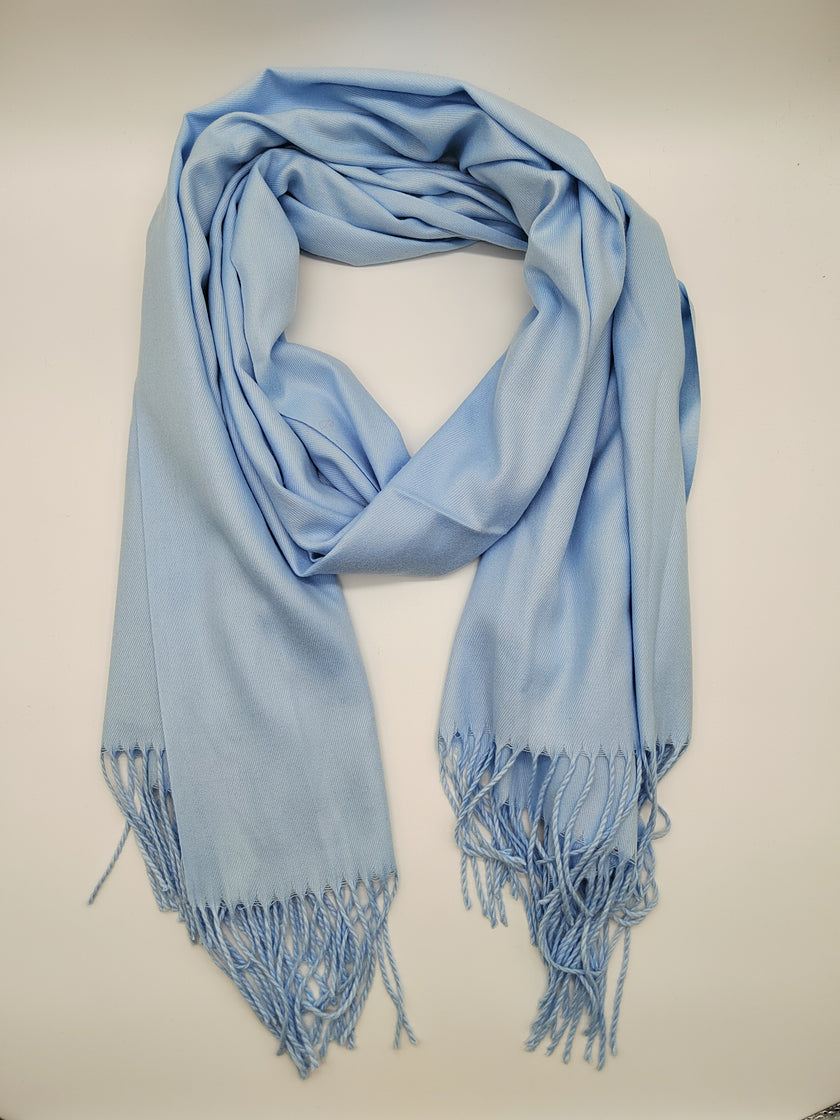 Schal Uni mit Fransen in versch. Farben Artikel 3894