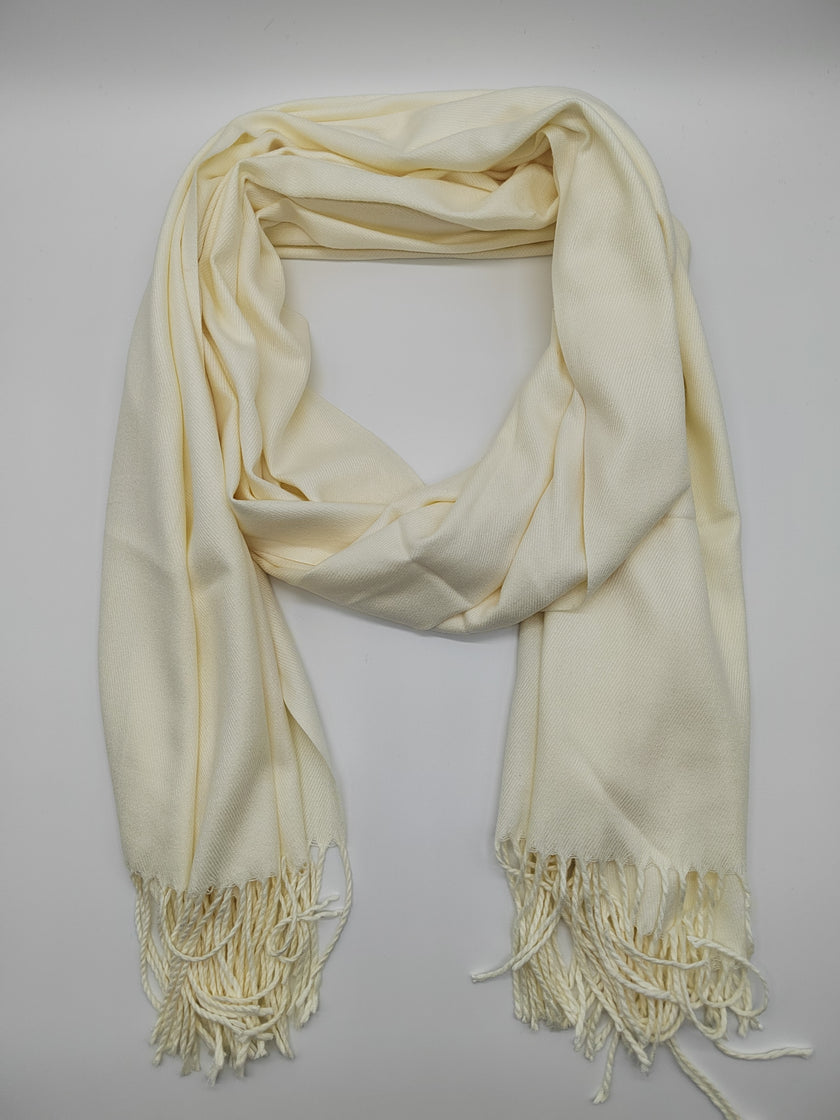 Schal Uni mit Fransen in versch. Farben Artikel 3894