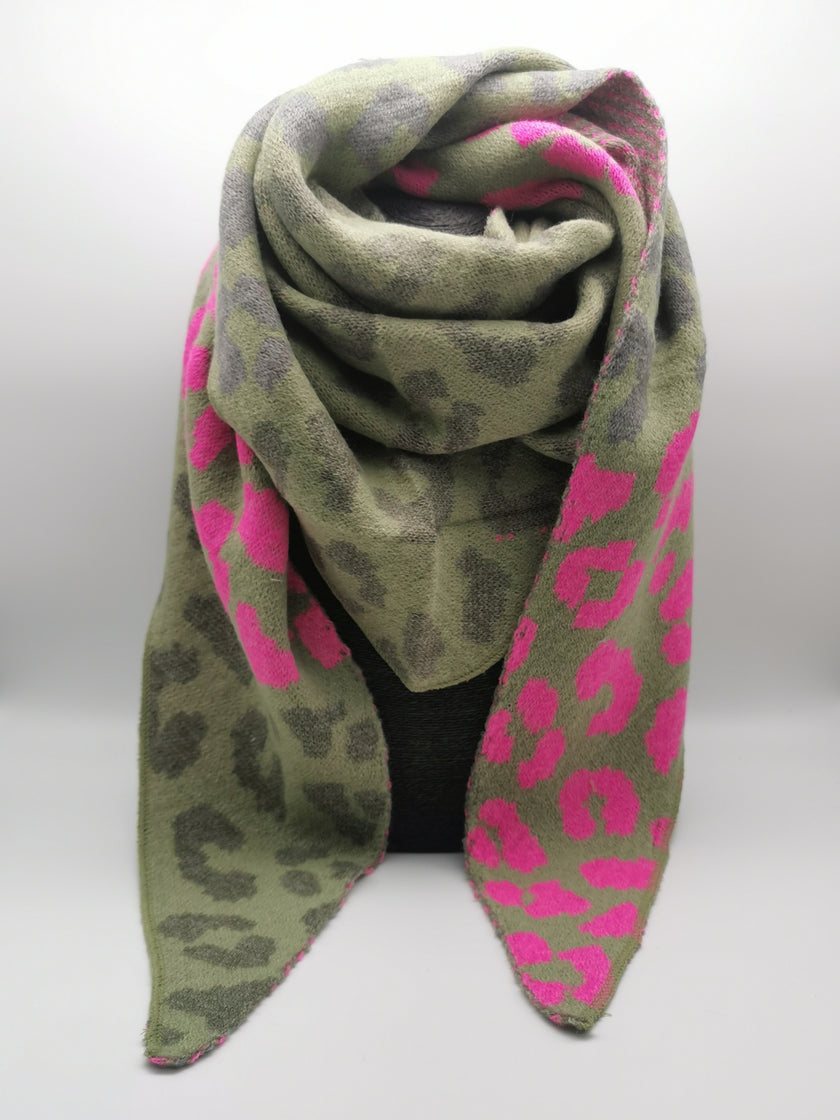 Dreieckschal Leo Grün Art. 6495