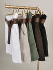 Shorts mit Gürtel in versch. Farben Artikel 5997