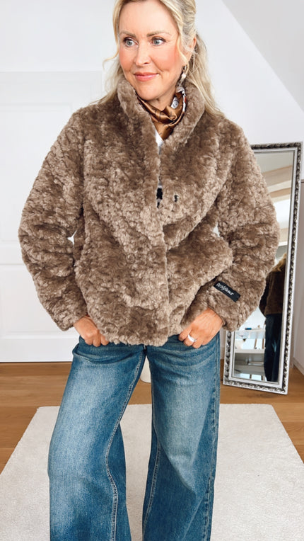 Jacke Kunstpelz von Rino&Pelle in Toffee Artikel RP6284