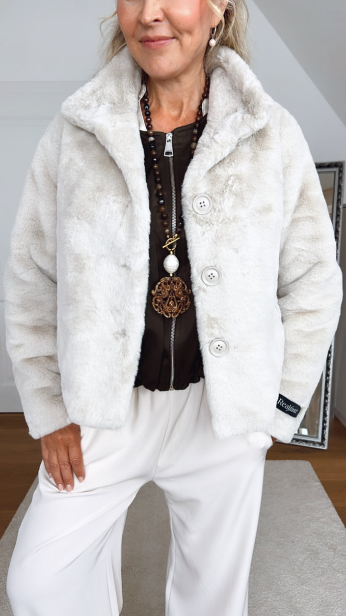 Jacke Fake Fur von Rino&Pelle in Birch Artikel RP6283