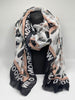Schal Wild Mood in Schwarz/Bunt Leo