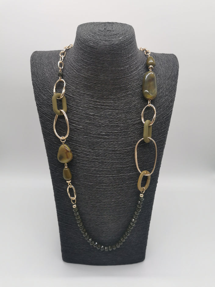 Kette mit Gliedern mit goldenen Details Artikel 6191