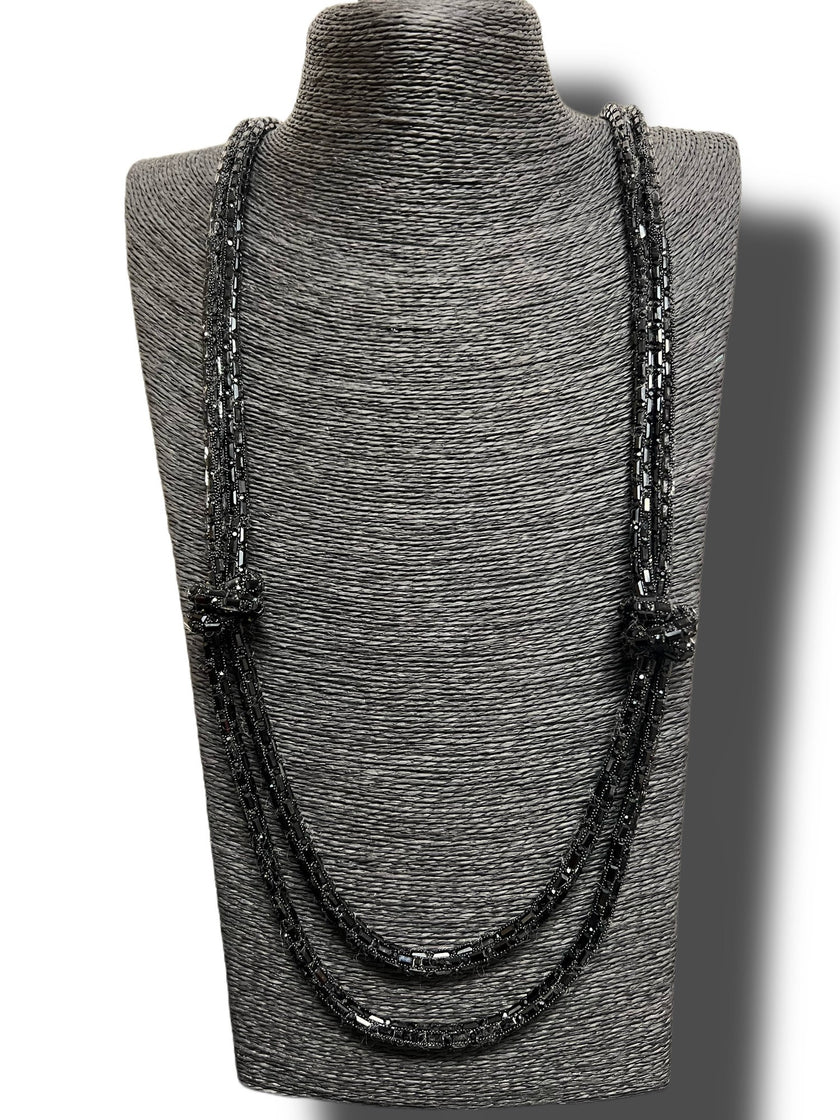 Kette mit Knoten in Schwarz Artikel 335015