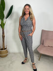 Jumpsuit Muster in Schwarz/Weiß Artikel 50141