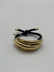 Styling-Haargummi mit goldenem Detail