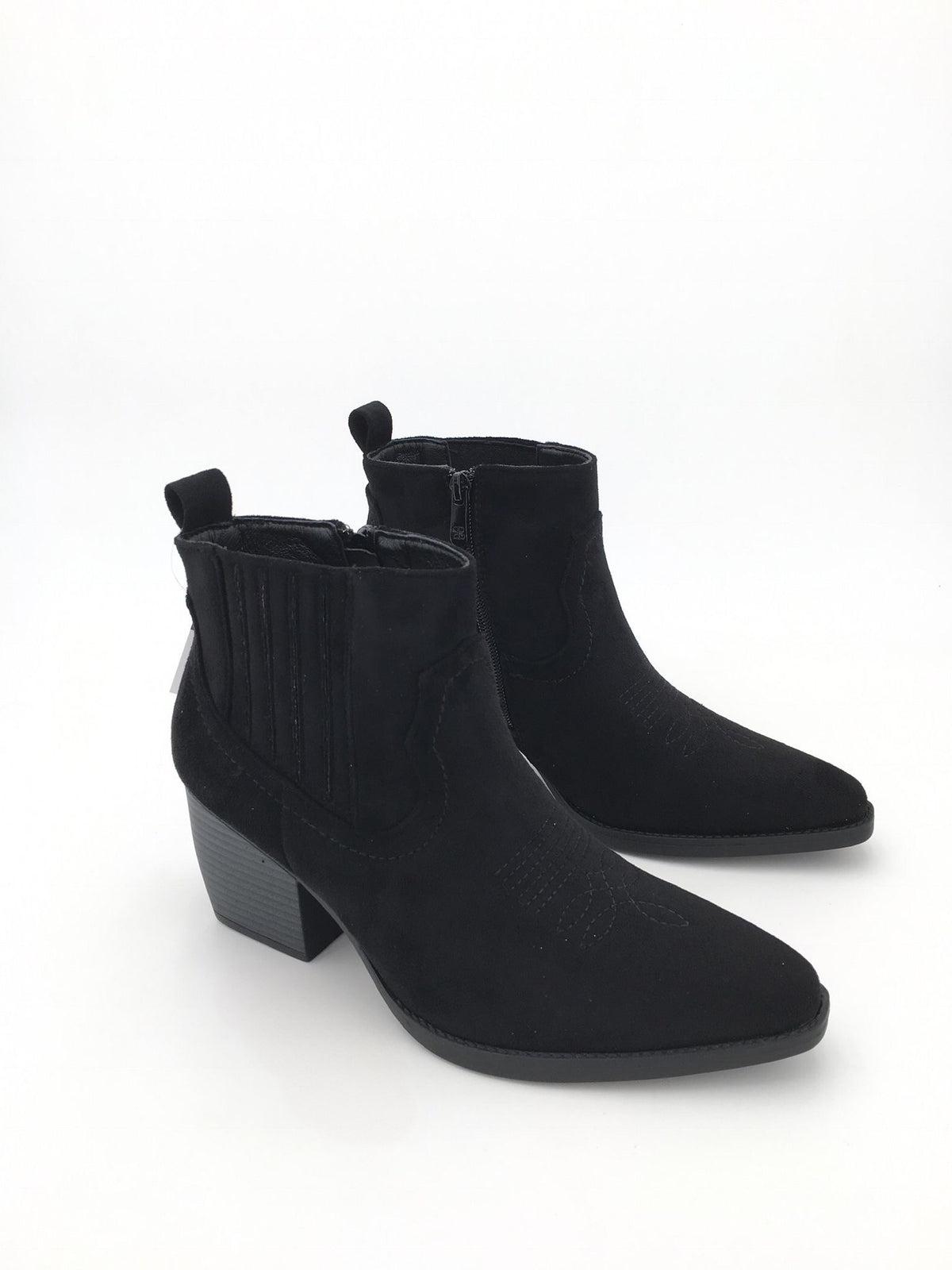 Stiefelette in Schwarz